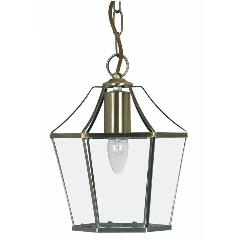 BOXED BULWELL 1-LIGHT LANTERN PENDANT 