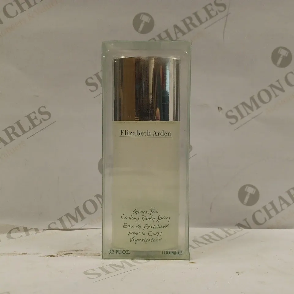 BOX OF APPROX 10 X 100ML ELIZABETH ARDEN GREEN TEA SCENT COOLING BODY SPRAY
