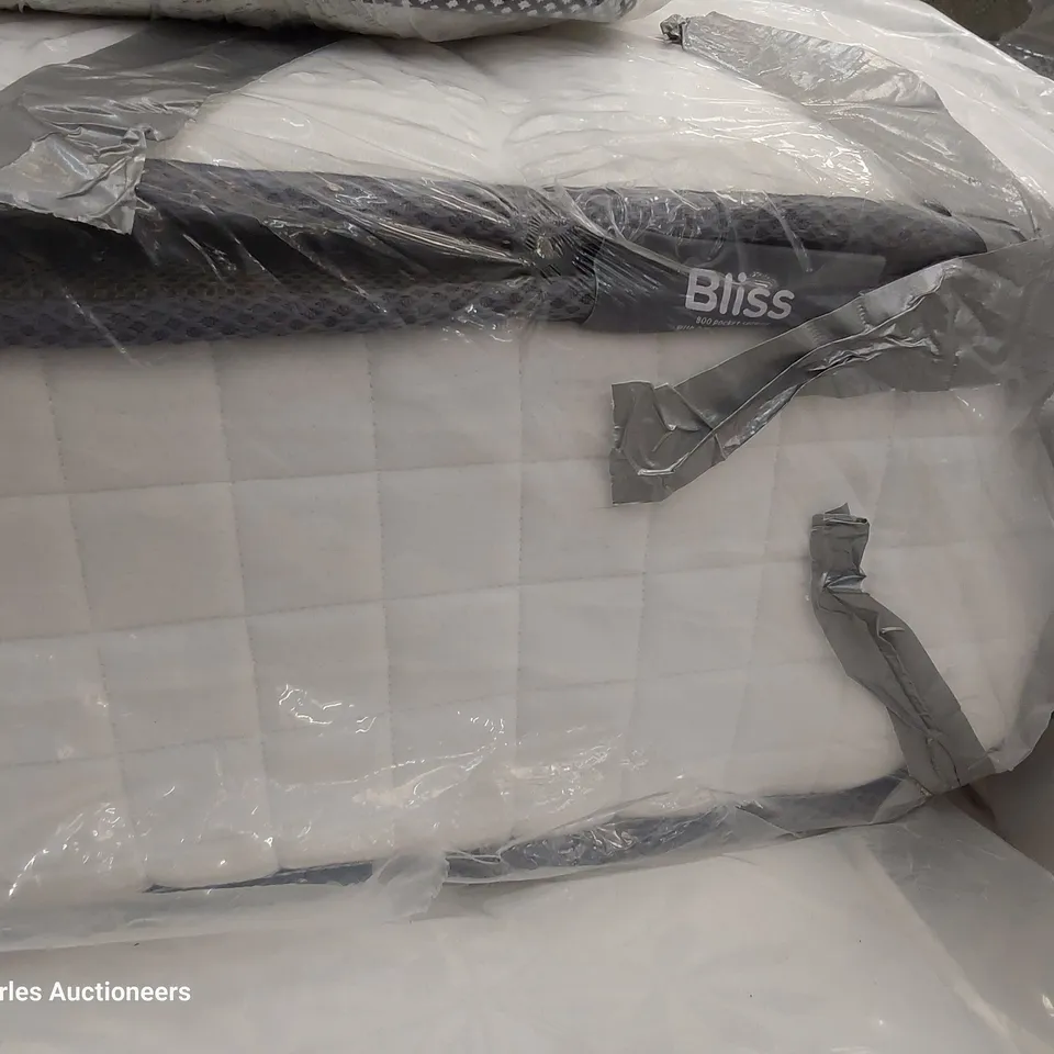 BAGGED 5' KINGSIZE HORRELL BLISS PILLOWTOP POCKET SPRUNG MATTRESS 