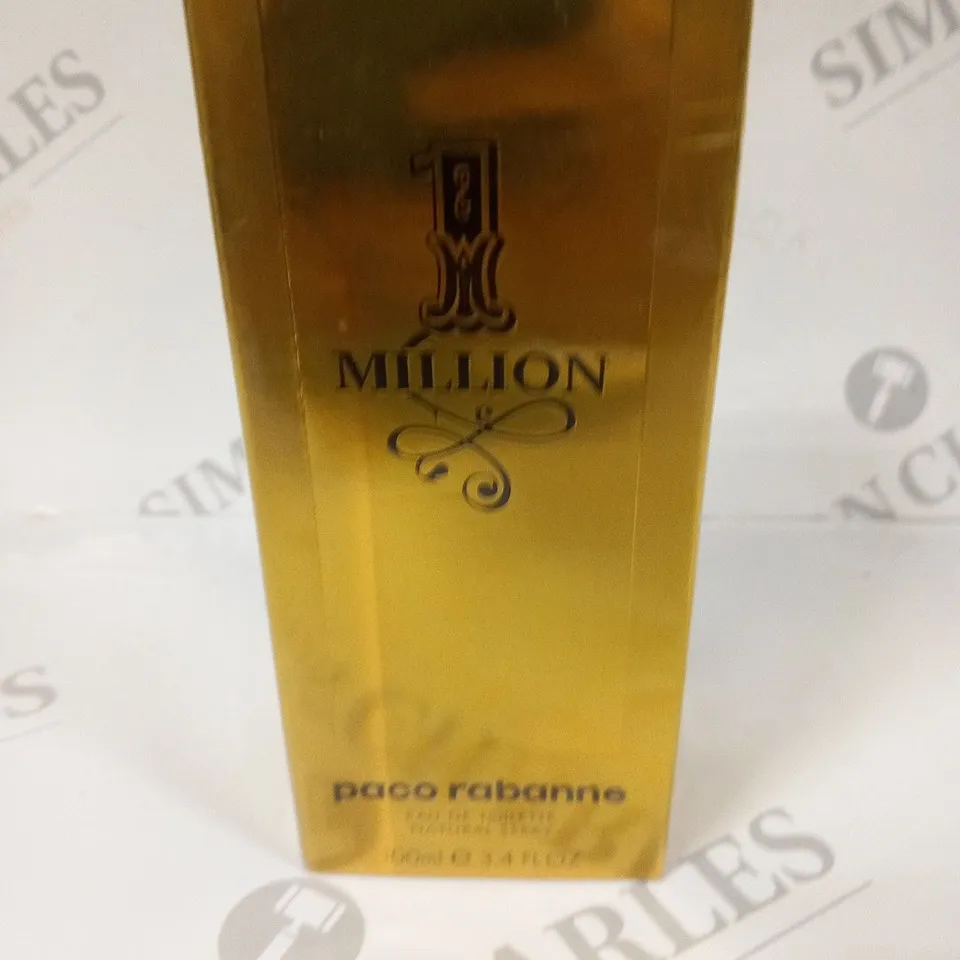 BOXED AND SEALED PACO RABANNE 1 MILLION EAU DE TOILETTE SPRAY 100ML