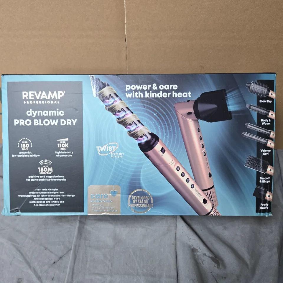 REVAMP PROFESSIONAL DYNAMIC PRO BLOW DRY HAIR DRYER – BOXED