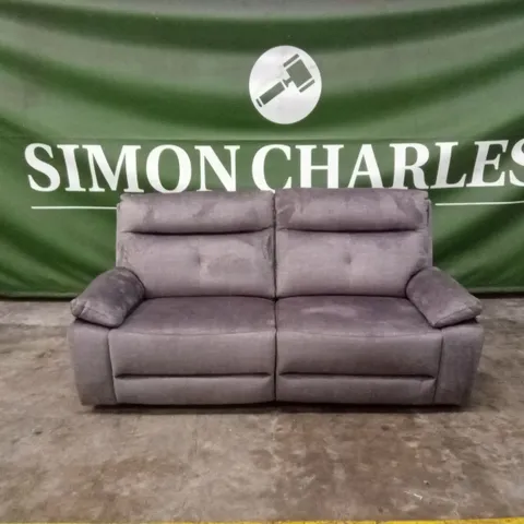 IVANA 3 SEATER FABRIC POWER RECLINER SOFA WITH USB CHARGING AND STORAGE