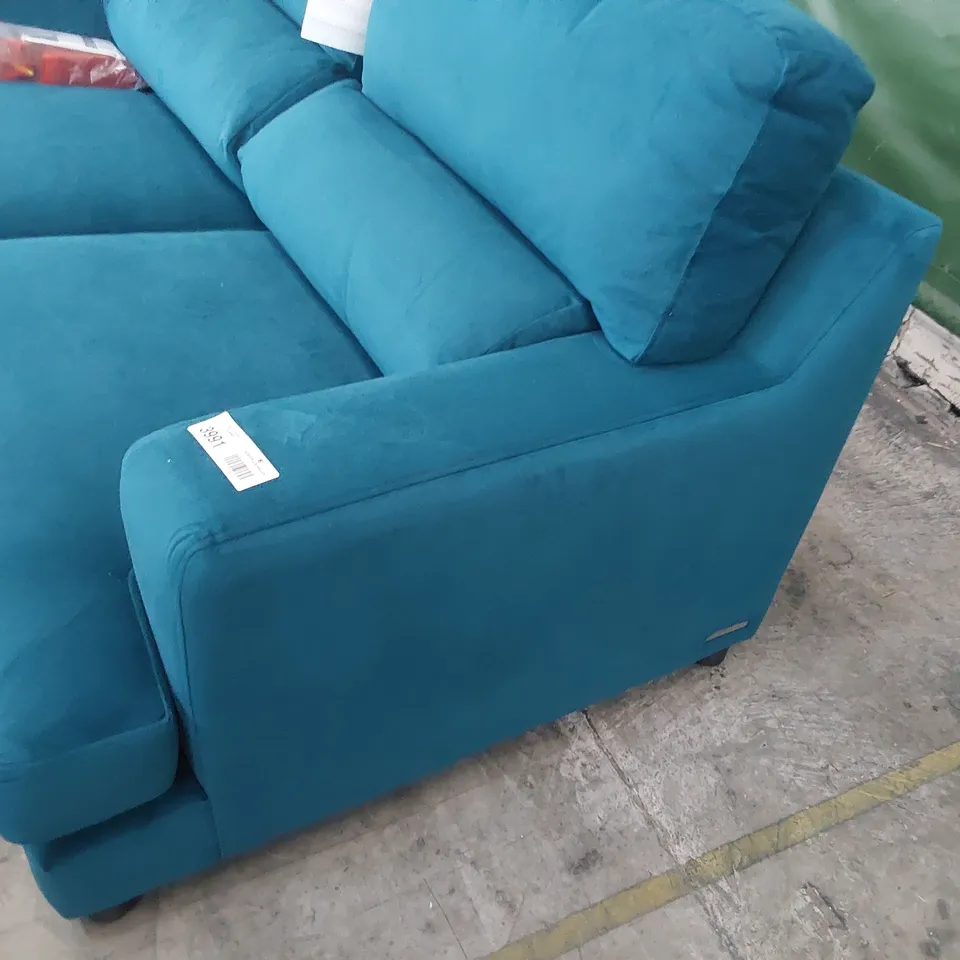 QUALITY BRITISH DESIGNER LOUNGE Co ROMILEY 2.5 SEATER DRAGON EYE PLUSH FABRIC