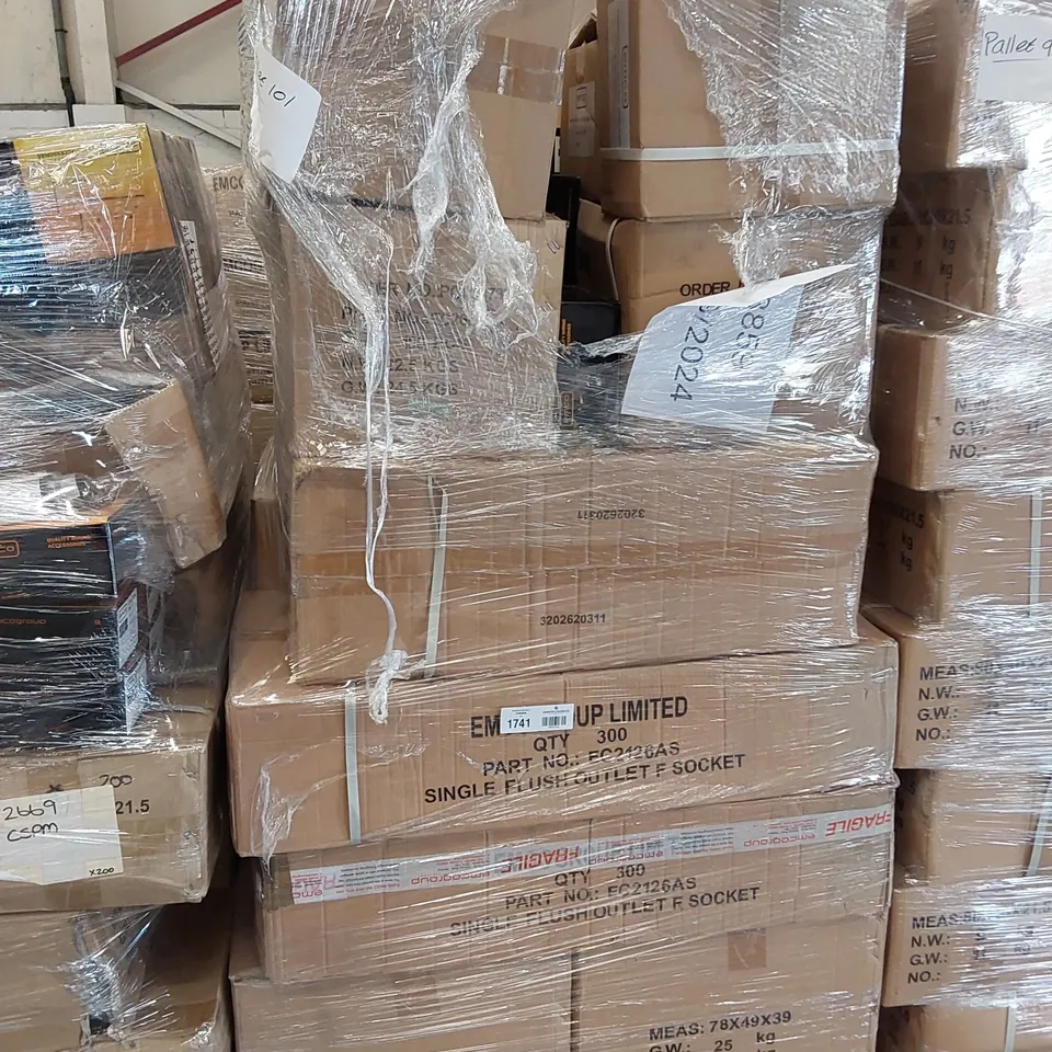 PALLET OF ASSORTED SWITCHES ETC