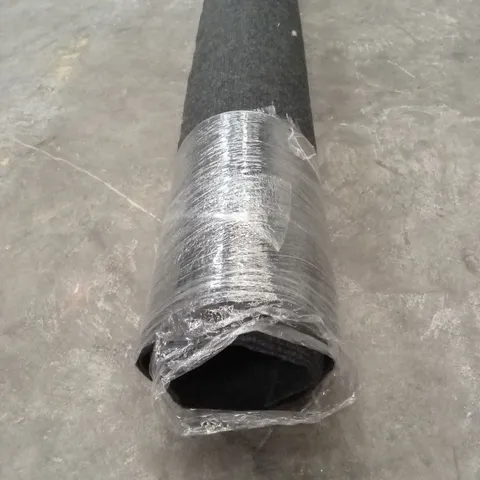 ROLL OF QUALITY EVENT RIBCORD ANTHRACITE CARPET // APPROX SIZE; 2.4 x 4m