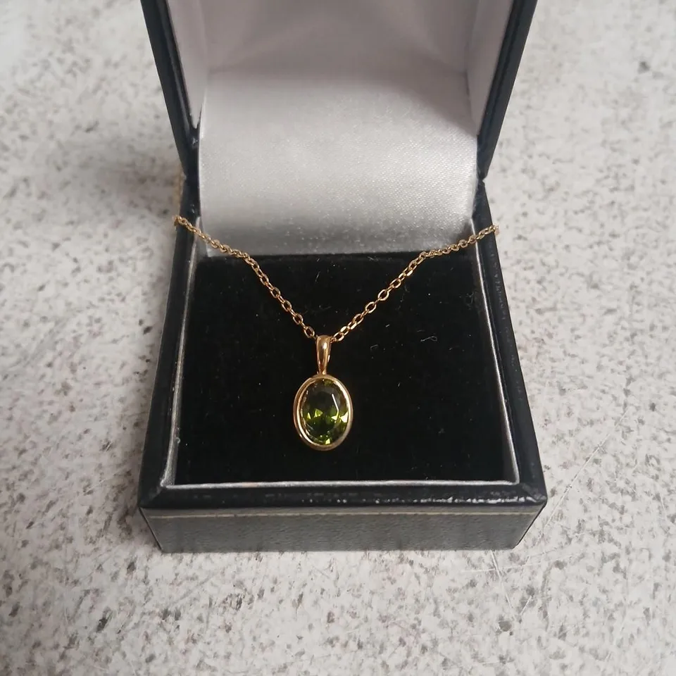 DIAMONIQUE 1.5CT TW BIRTHSTONE PENDANT NECKLACE IN GIFT BOX