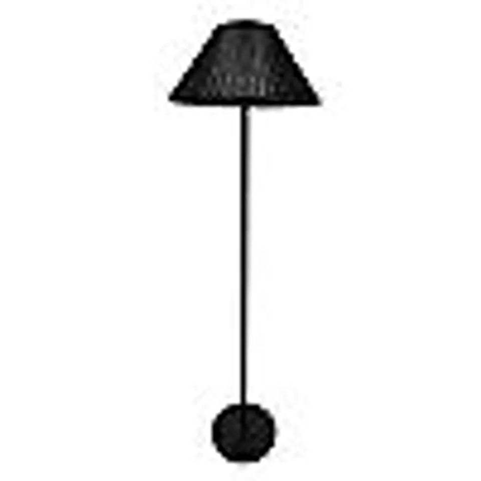 K BY KELLY HOPPEN RATTAN SOLAR FLOOR LAMP