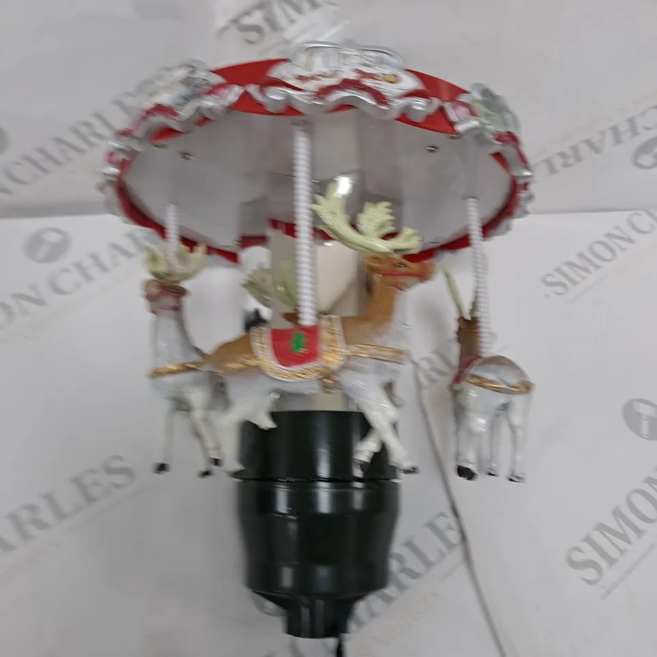 MR. CHRISTMAS ANIMATED CAROUSEL TREE TOPPER