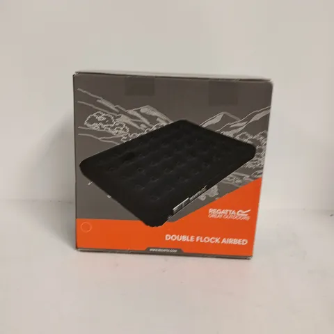 BOXED REGATTA DOUBLE FLOCK AIRBED