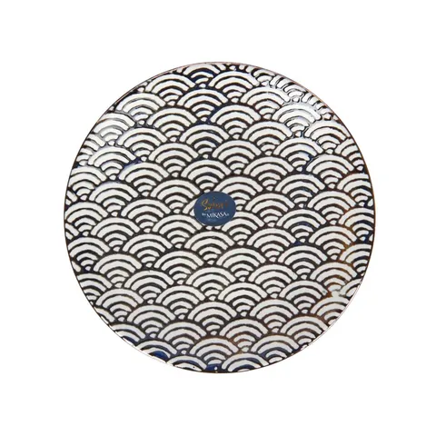 BOXED SATORI 22CM PORCELAIN CHINA APPETISER PLATE (SET OF 6)