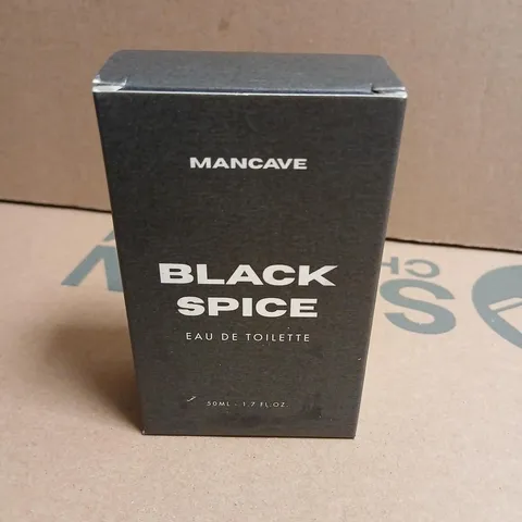 BOXED MANCAVE BLACK SPICE EAU DE TOILETTE 50ML