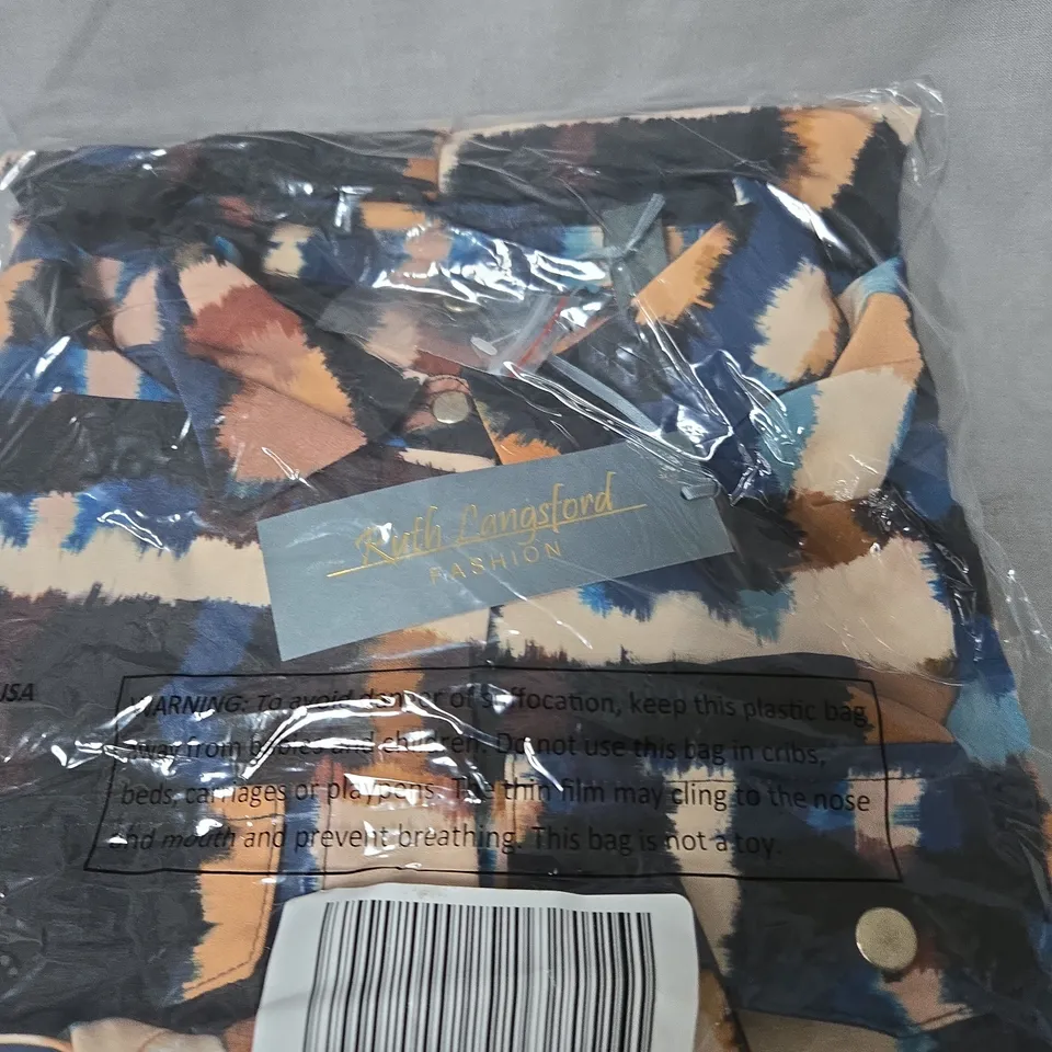 RUTH LANGSFORD UTILITY STYLE SHIRT DRESS TALL UK SIZE 10