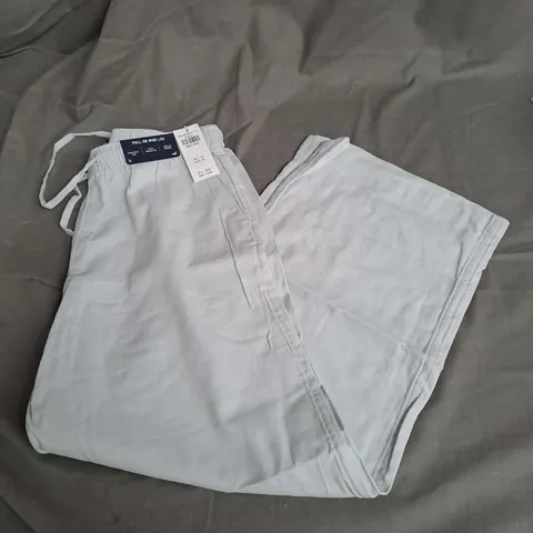 HOLLISTER PULL ON WIDE LEG IN DUSKY LIGHT BLUE SIZE S SHORT