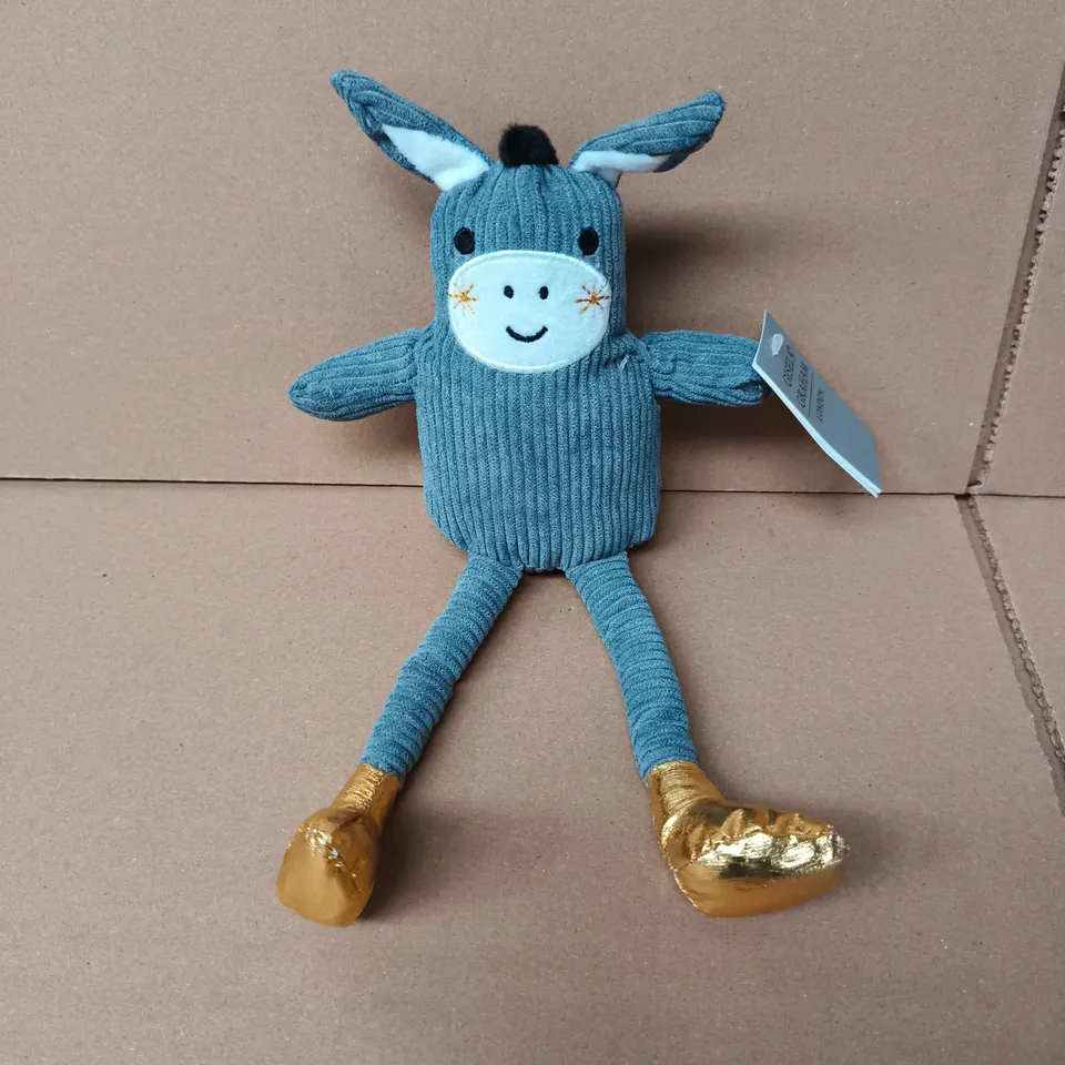 APPROXIMATELY 48 GISELA GRAHAM FESTIVE DONKEY PLUSH ORNAMENTS