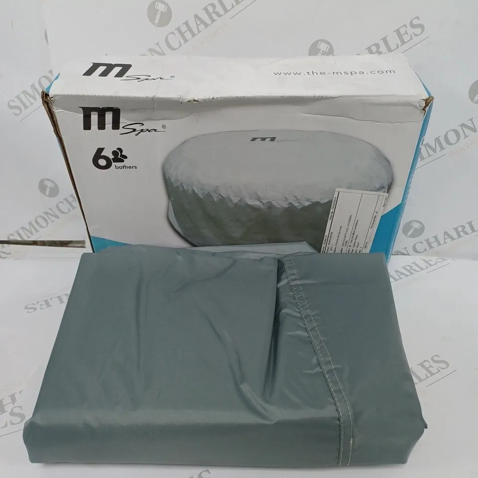 BOXED M-SPA 6 PERSON HOT TUB SPA OVERALL COVER 