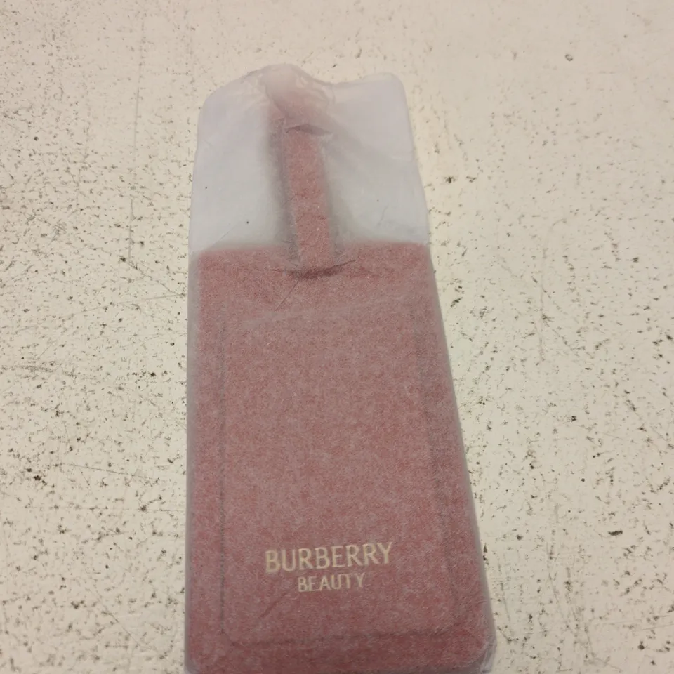 BURBERRY BEAUTY BAG – RED BURBERRY POUCH