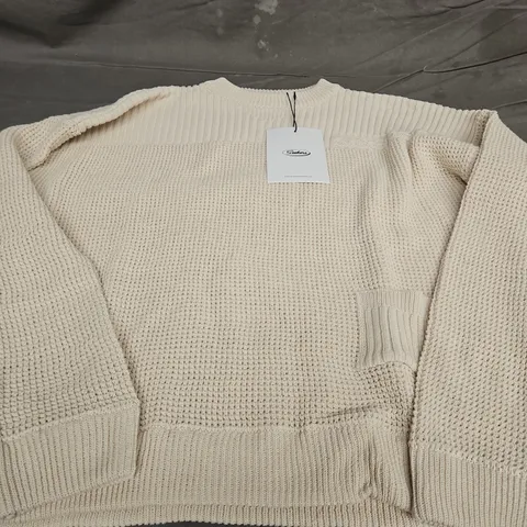 SISTER AND SEEKERS WALTER WAFFLE KNIT SWEATER - XL