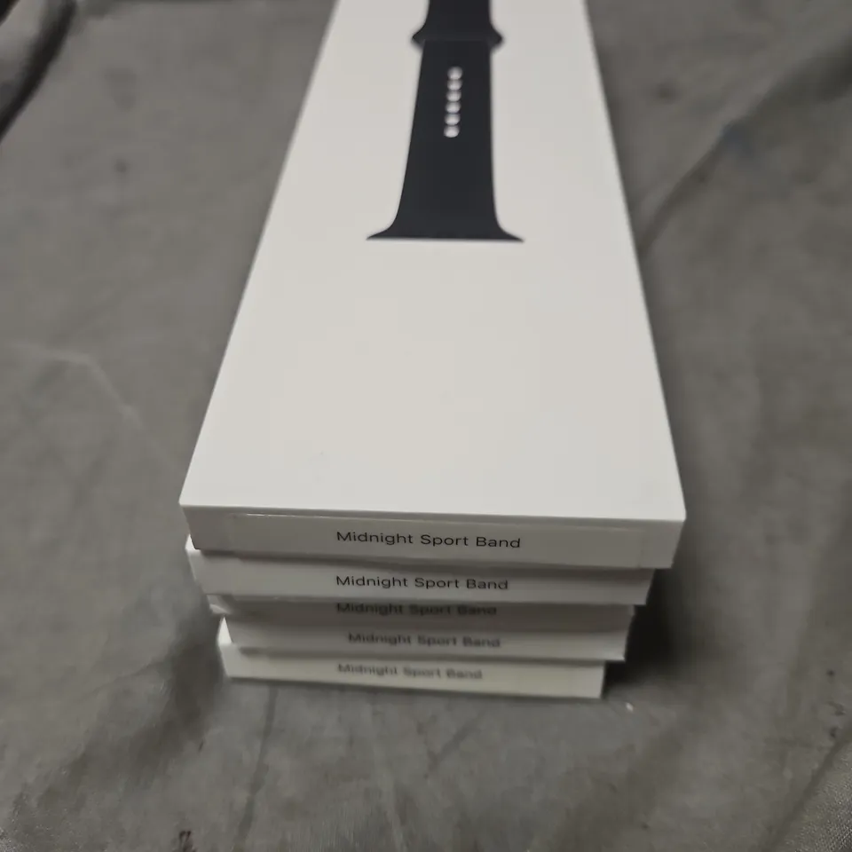 APPLE WATCH SPORT BAND – MIDNIGHT, 41MM/45MM, SET OF 5 BOXES