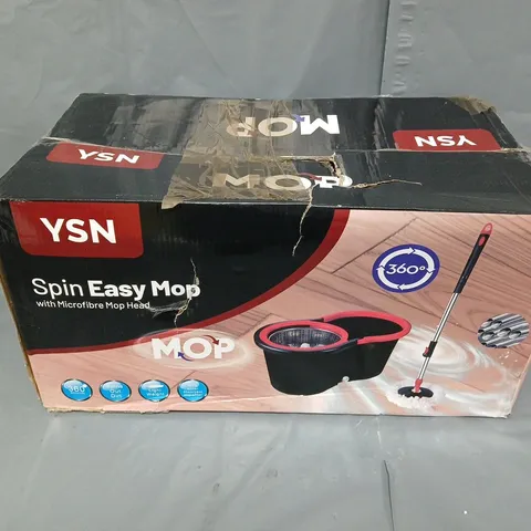 BOXED YSN SPIN EASY MOP & BUCKET