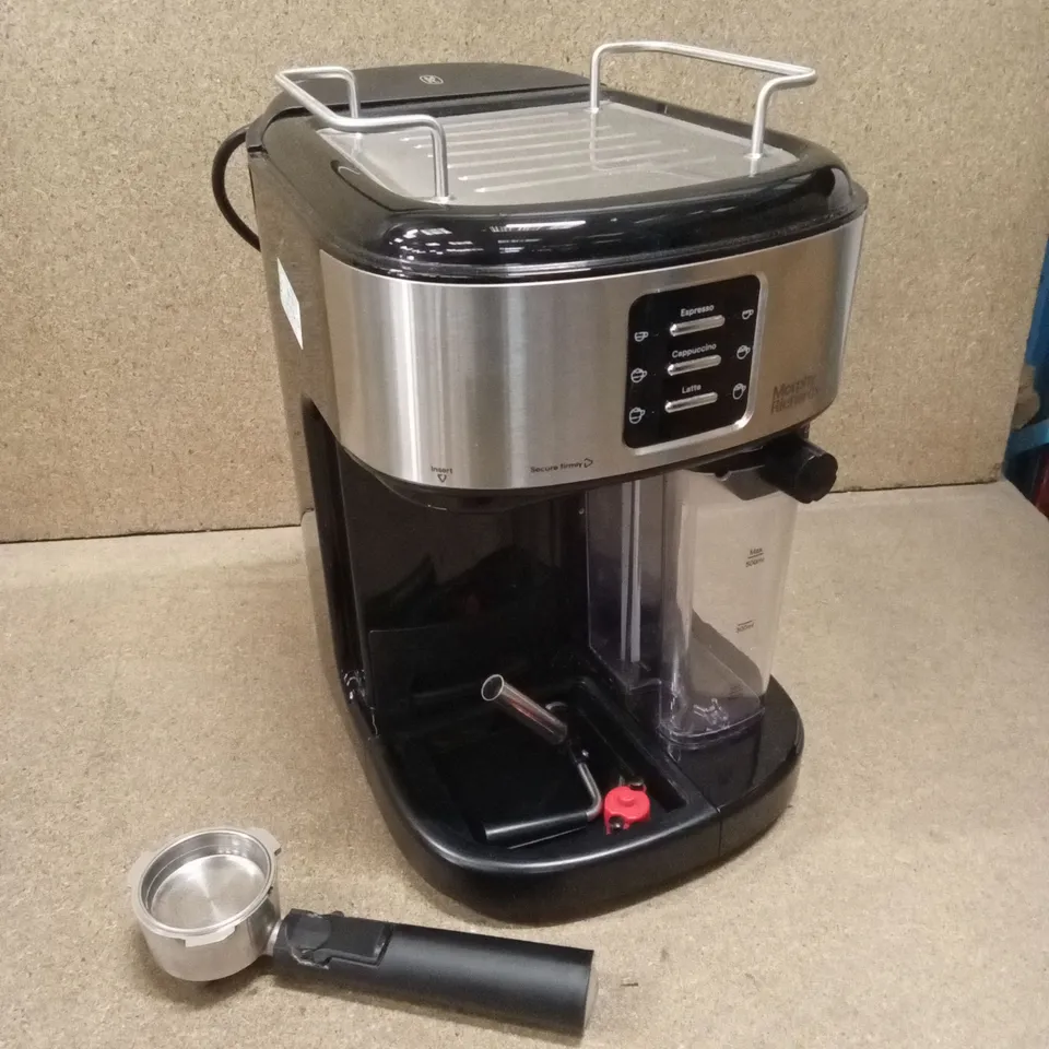BOXED MORPHY RICHARDS 172023 ESPRESSO MACHINE WITH MILK FROTHER