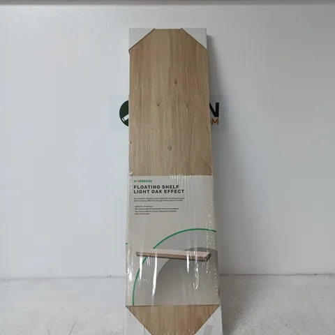 HOMEBASE FLOATING SHELF LIGHT OAK EFFECT