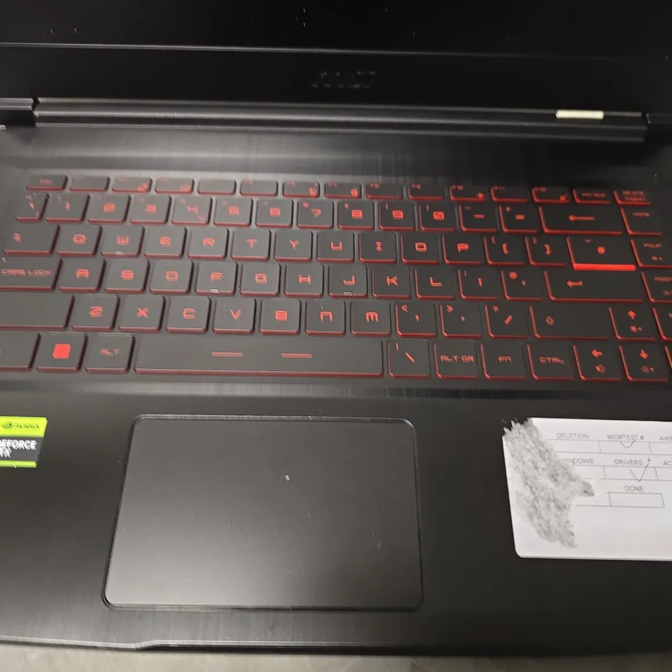 MSI THIN INTEL CORE I5 8GB RAM GAMING LAPTOP
