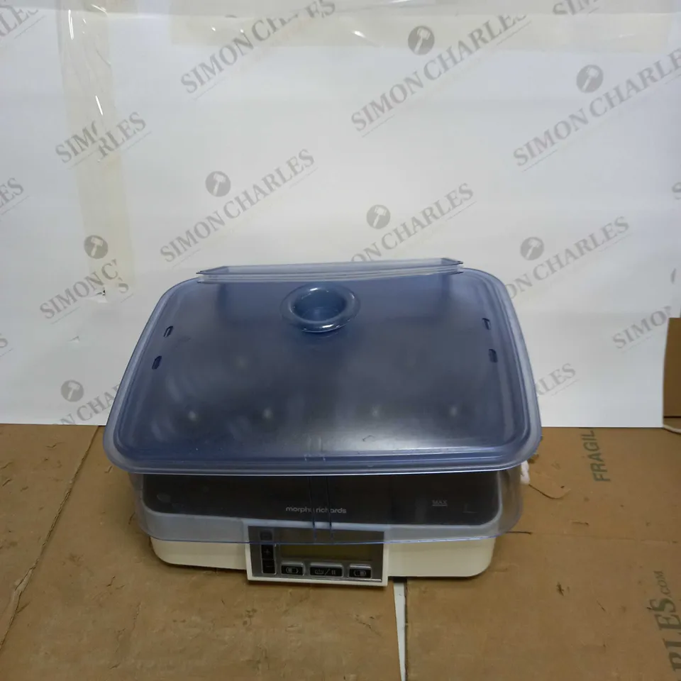 MORPHY RICHARDS INTELLISTEAM COMPACT FOOD STEAMER