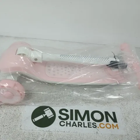 UNBRANDED KID'S THREE-WHEEL KICK SCOOTER IN PINK
