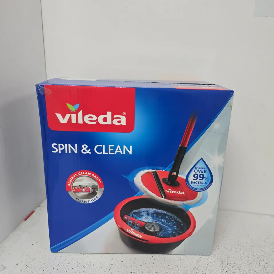 BOXED VILEDA SPIN & CLEAN MOP