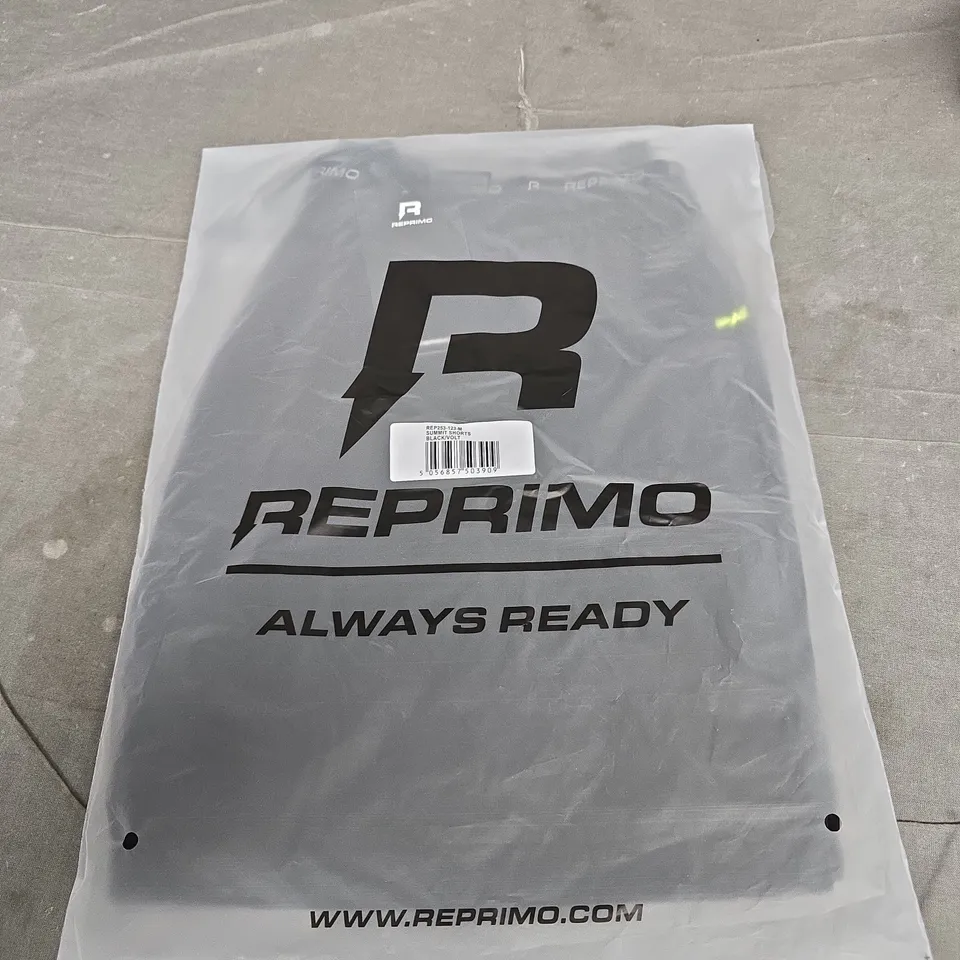 REPRIMO SUMMIT SHORTS – BLACK/VOLT, SIZE M