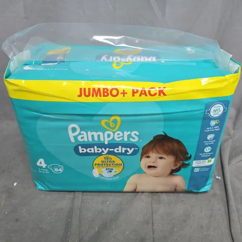 PAMPERS BABY-DRY DIAPERS – JUMBO PACK, SIZE 4 (9–14 KG)