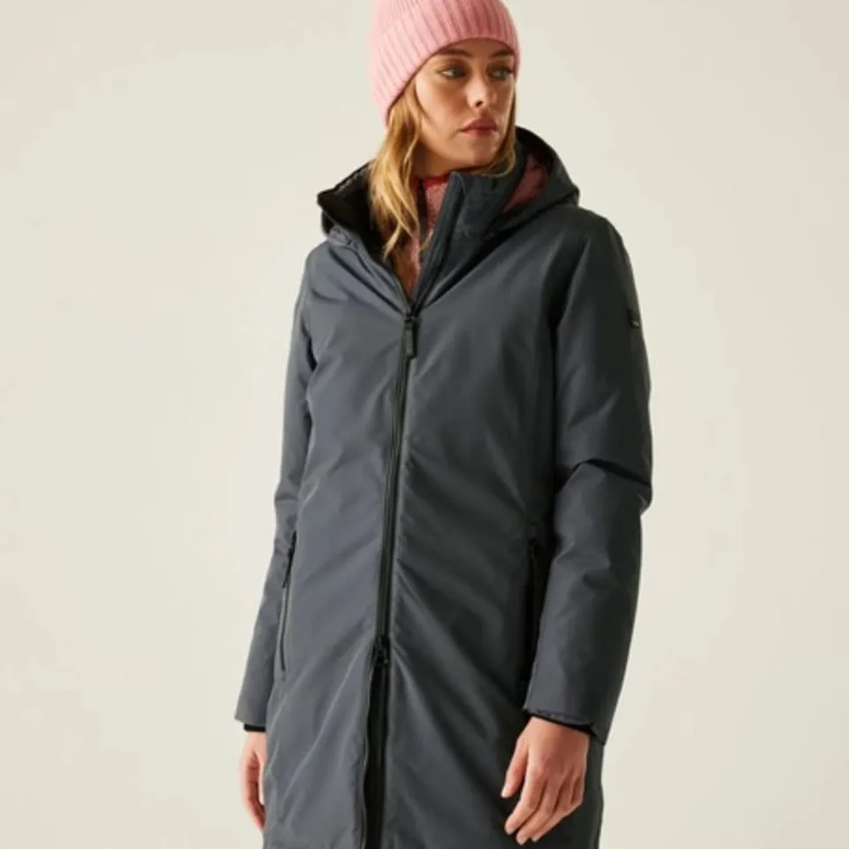 SIX BRAND NEW REGATTA WOMEN'S MARRON WATERPROOF INSULATED JACKET IN GREY
