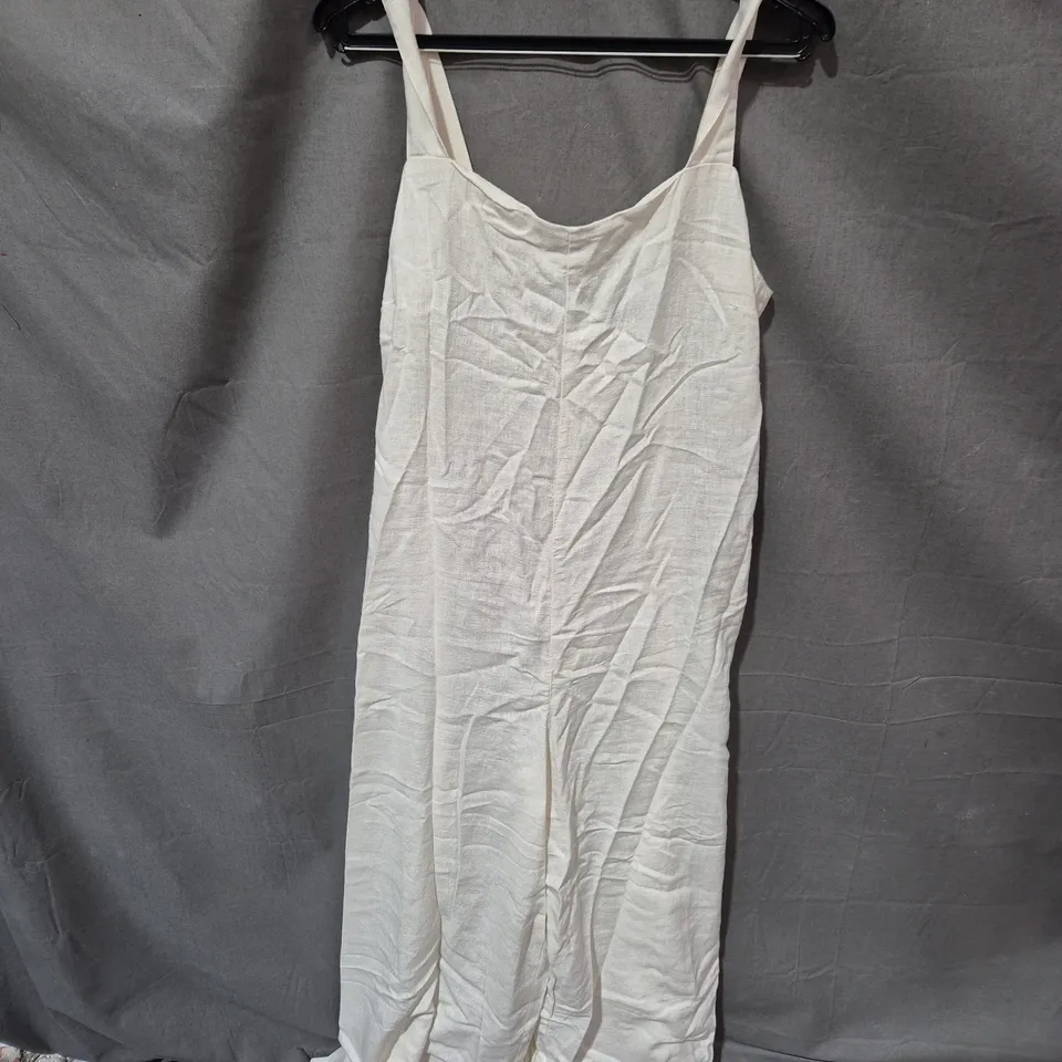 NOBODY'S CHILD BRIANNA JUMPSUIT – SOFT STONE, UK 14