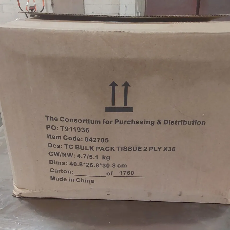 BOXED 36x BULK PACK 2 PLY TISSUE PACKS
