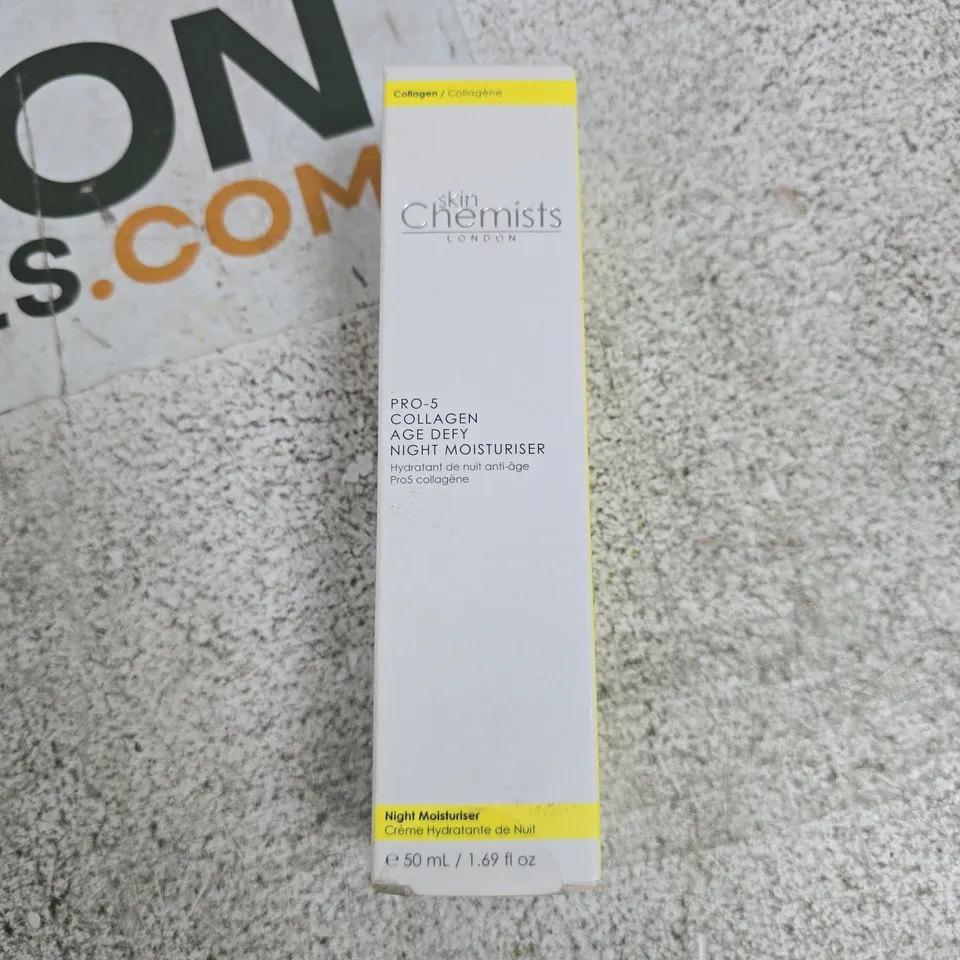 SKINCHEMISTS LONDON PRO-5 COLLAGEN AGE DEFY NIGHT MOISTURISER 50ML