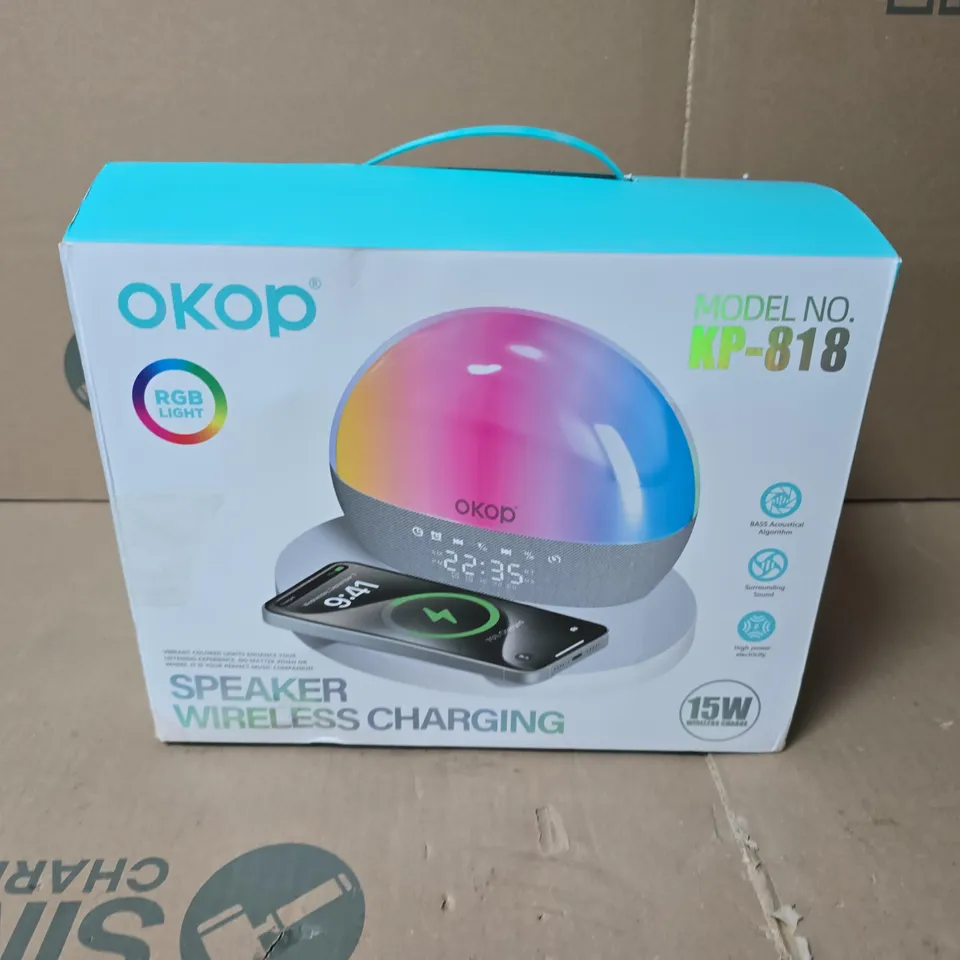 OKOP KP-818 WIRELESS CHARGING SPEAKER 