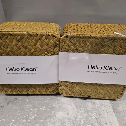 2 HELLO KLEAN BAMBOO WELLNESS BOX TO INCLUDE MICROFIBRE TOWEL, SCENTED CANDLE, EYE MASK, OVERNIGHT SOCKS