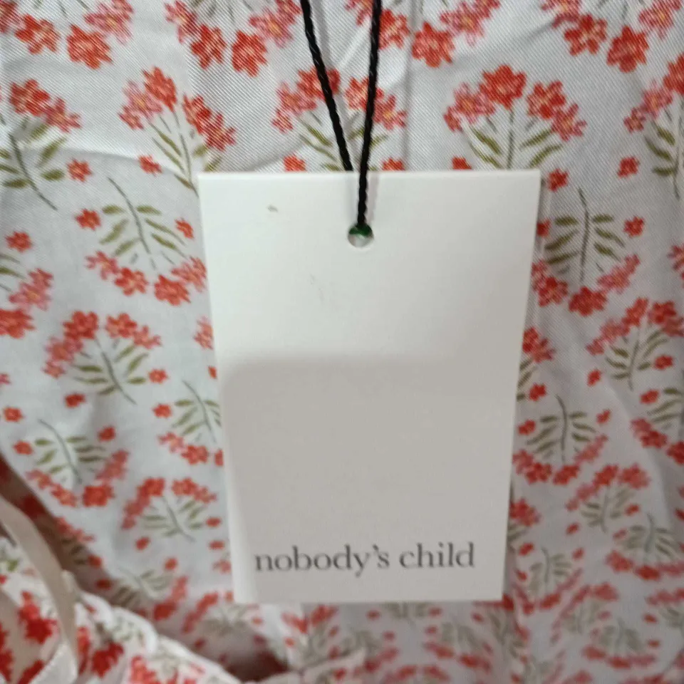 NOBODY'S CHILD FLORAL PRINT MAXI DRESS – UK 12 (EU 40, US 8)