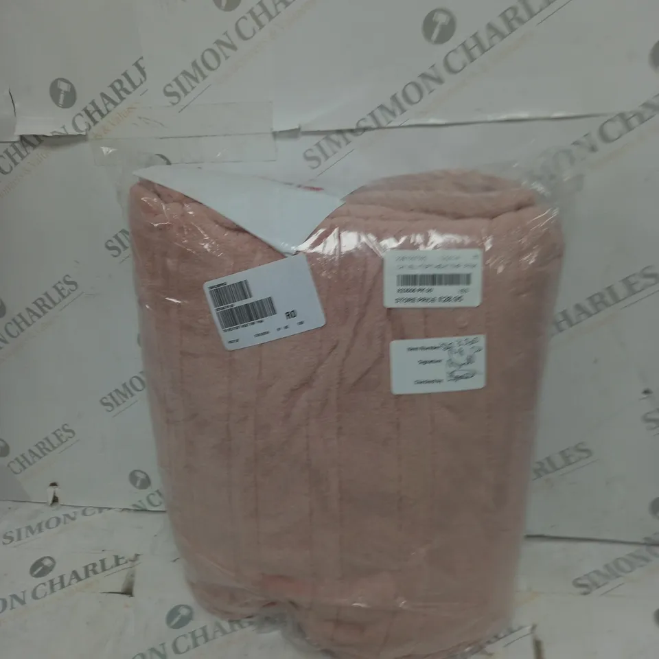 COZEE HOME VELVETSOFT HEATED THROW IN PINK