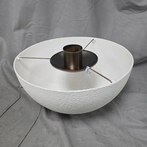 MICHELLE KEEGAN HOME TEXTURED METAL DOME EASY FIT SHADE 