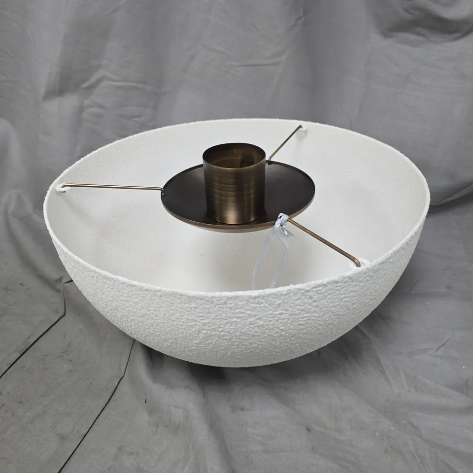 MICHELLE KEEGAN HOME TEXTURED METAL DOME EASY FIT SHADE 