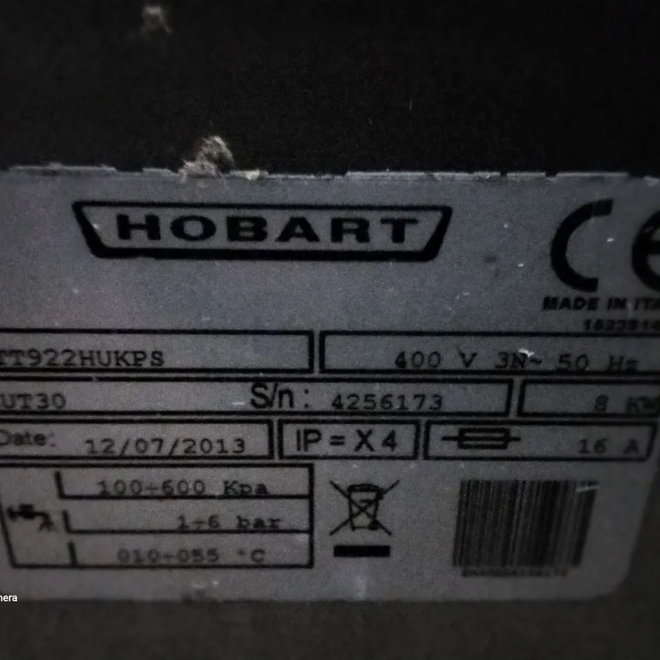 HOBART TT922HUKPS UTENSIL WASHER