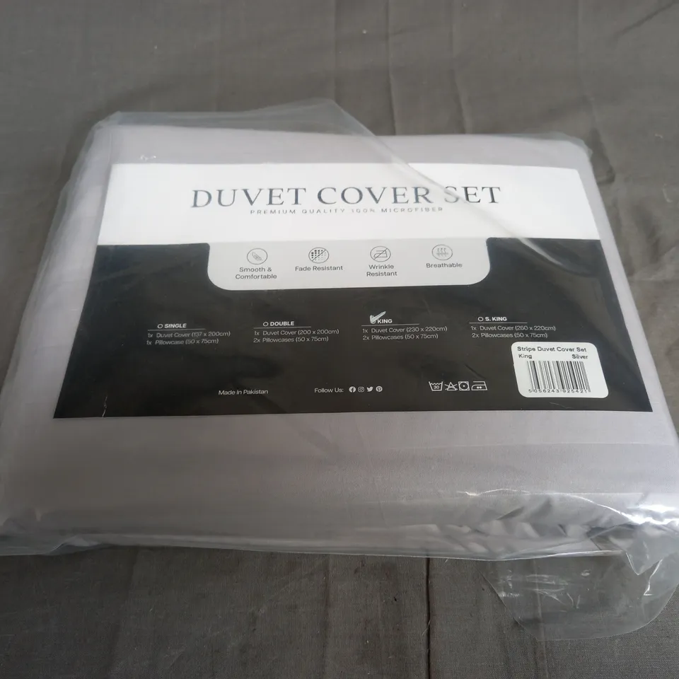 DUVET COVER SET - KING SIZE