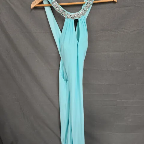 SEREADE PALE BLUE SEQUIN DRESS - SIZE 8