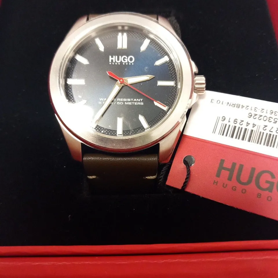 BOXED HUGO BOSS ADVENTURE WRIST WATCH