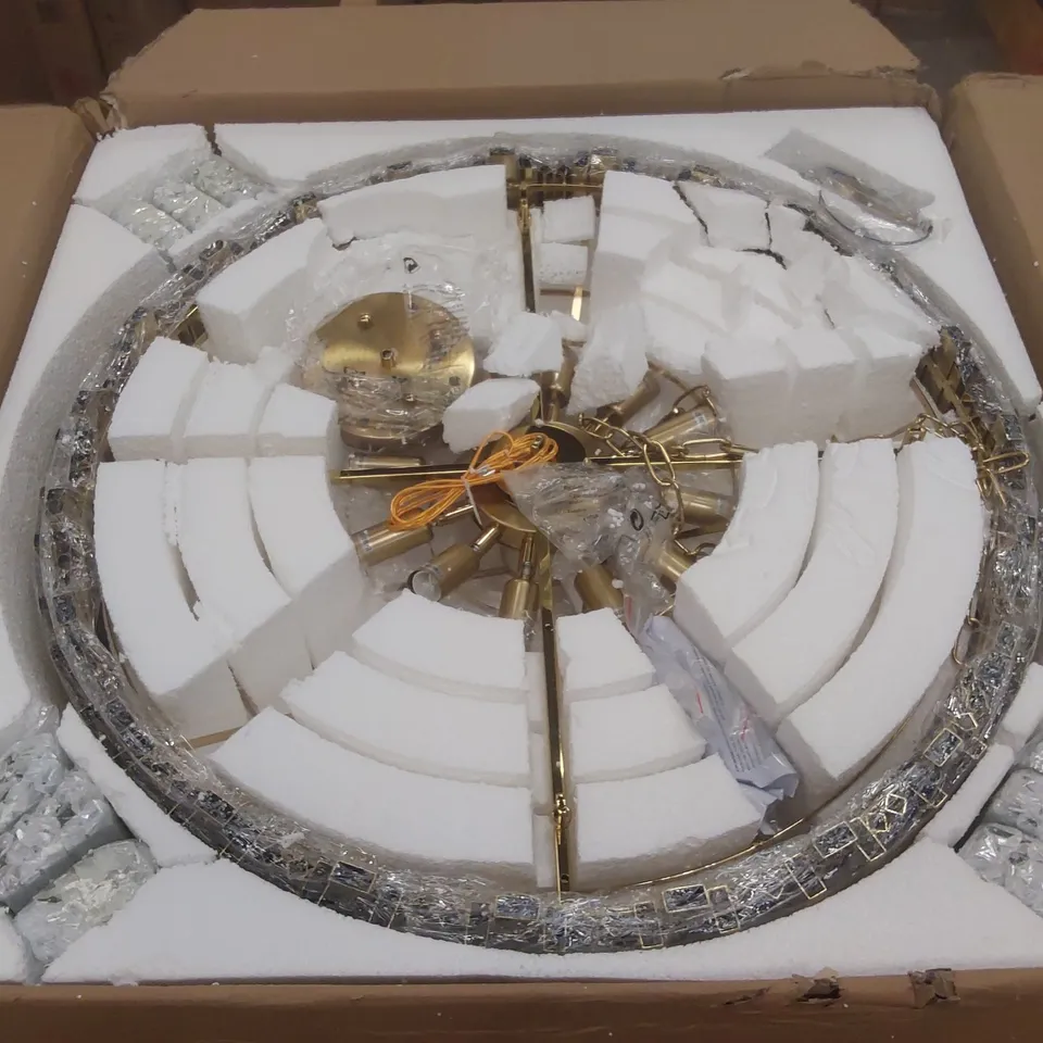BOXED CRYSTAL CHANDELIER 