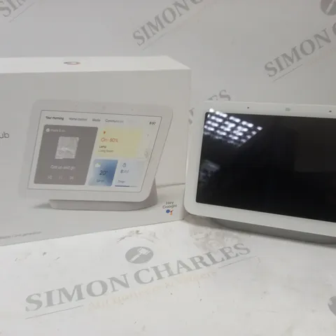 BOXED GOOGLE NEST HUB 2ND GEN - 7" DISPLAY