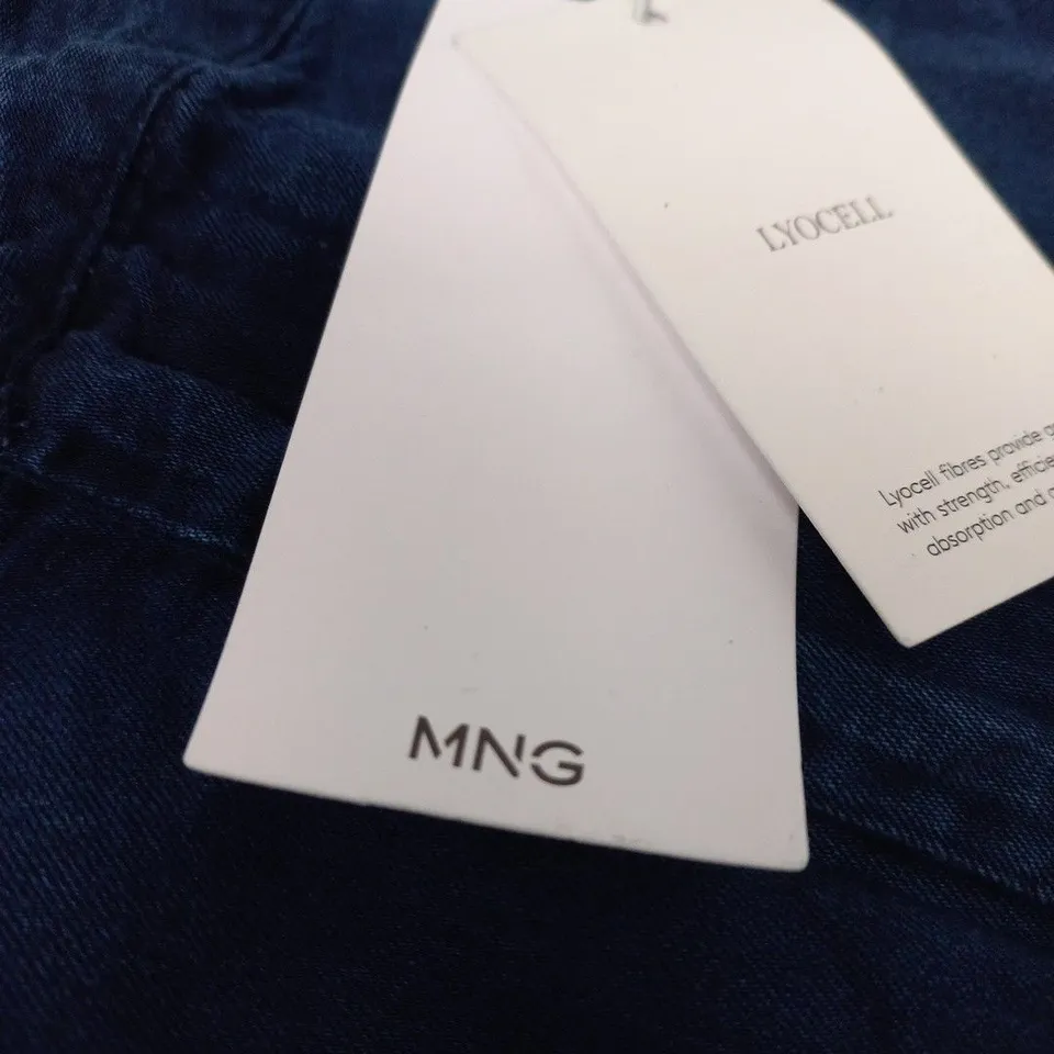 MANGO JEANS COLLECTION WIDE LEG JEANS – UK 6 (EU 22) BLUE