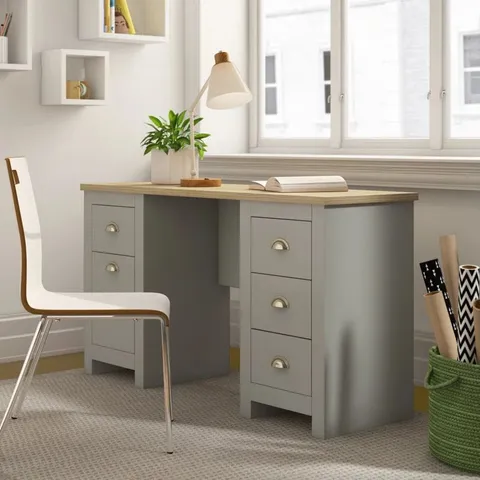 BOXED LEYLA DESK - GREY (2 BOXES)