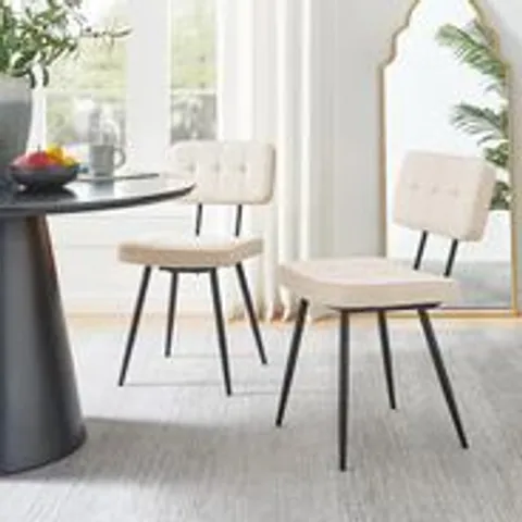 BOXED 2Γ LORENZO TAN FAUX LEATHER COUNTER STOOLS